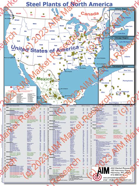 steel mills in California map